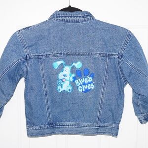 Blue's Clues Vintage Embroidered Denim Jacket VGC